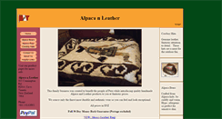 Desktop Screenshot of alpacanleather.com